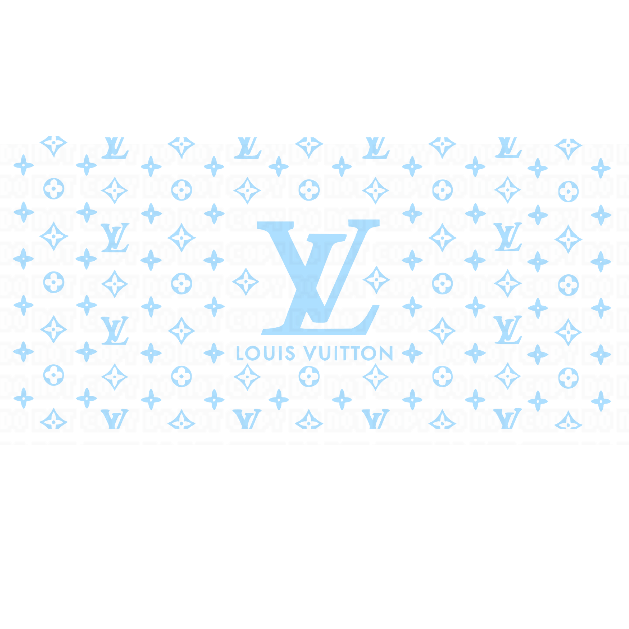 $15 LIBBEY CUP WITH UVDTF WRAP - 2024-01-07T000046.163 Fashion light blue Libbey Wrap - Image 1