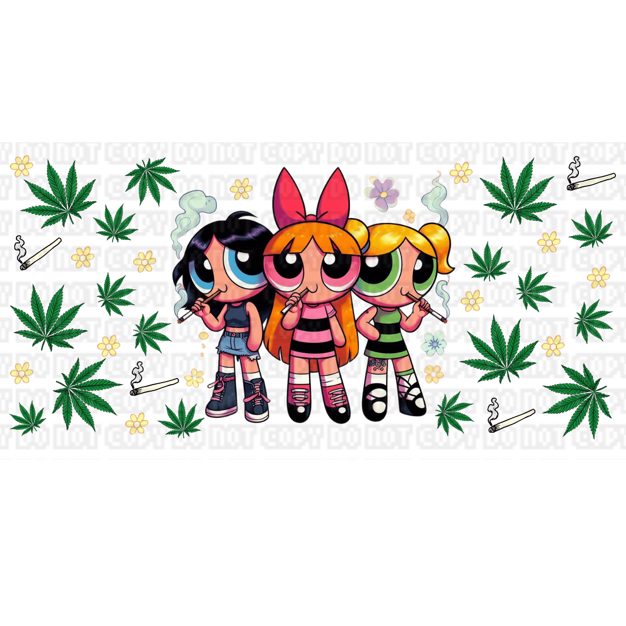 $15 LIBBEY CUP WITH UVDTF WRAP - 2024-01-11T232813.913 Puff Girls 06 Libbey Wrap - Image 1