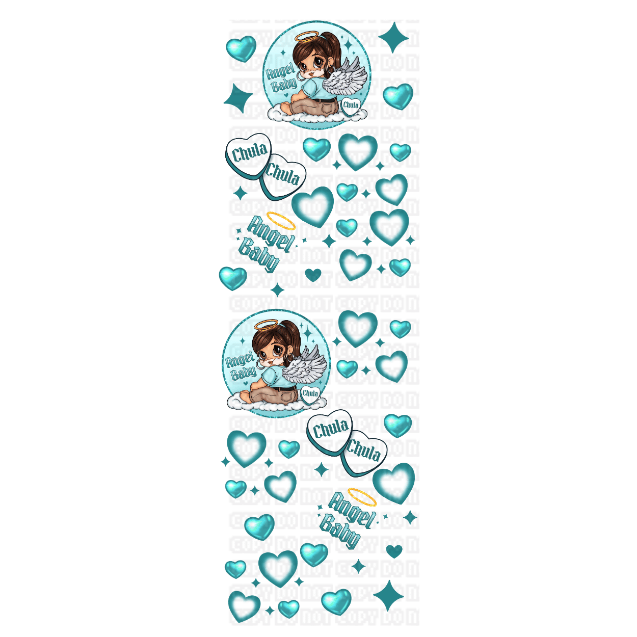 $15 LIBBEY CUP WITH UVDTF WRAP - 2024-01-19T204257.464 Angel Baby Pen Wrap UVDTF - Image 1