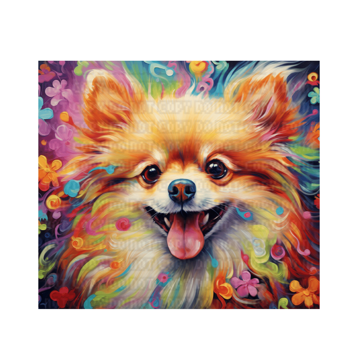 Untitled design - 2024-02-07T165955.401 Dog 03 Tumbler Wrap - Image 1