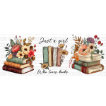 Book Lover Sublimation Libbey Wrap 16oz