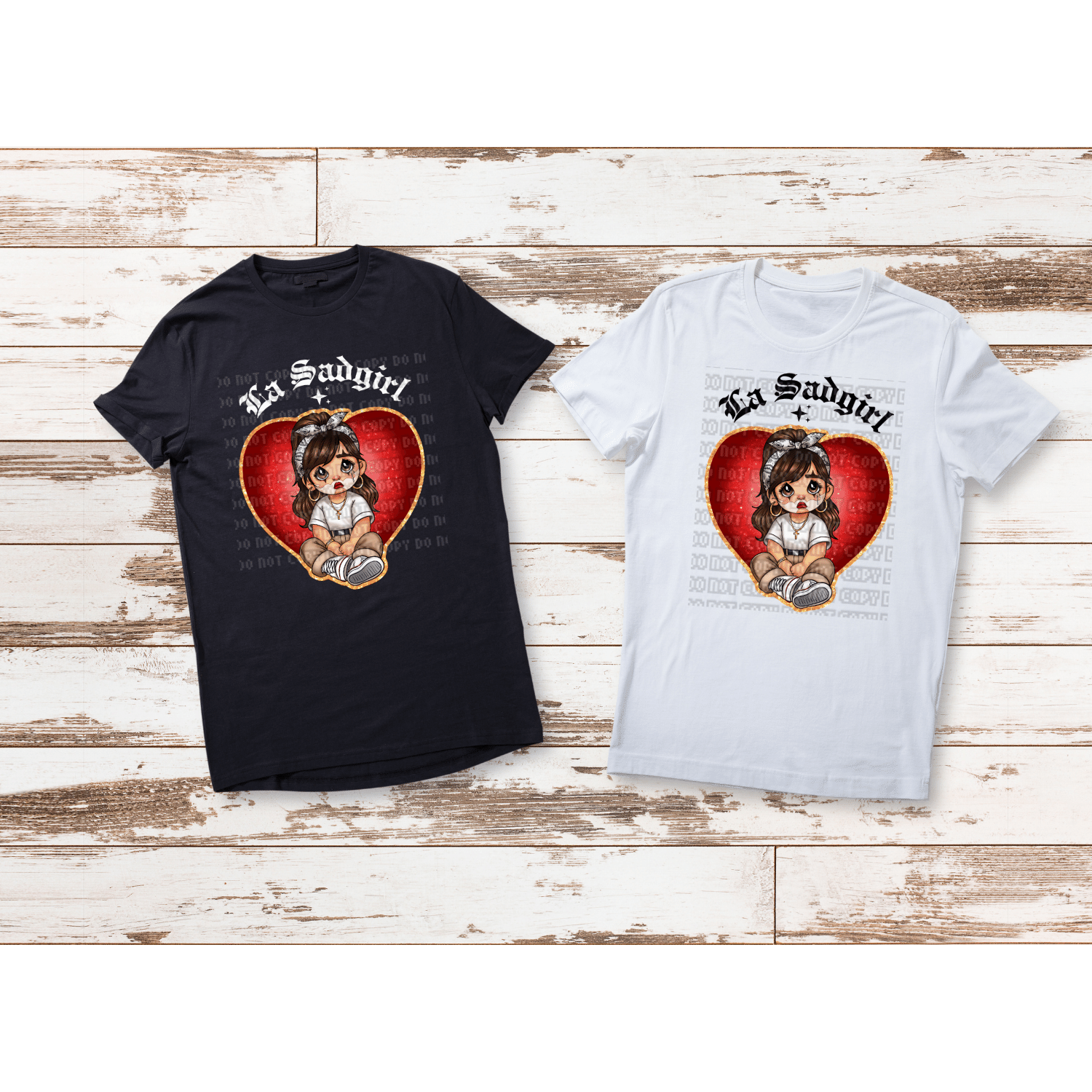 Untitled design - 2024-02-07T212120.470 La Sad Girl Tshirt - Image 1