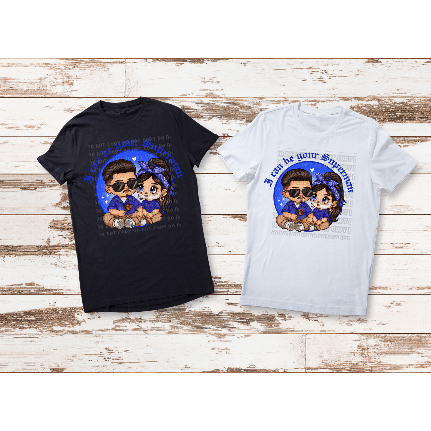 Untitled design - 2024-02-07T212423.572 Cholo Couple (blue) Tshirt - Image 1