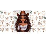 Cowgirl Baddie 02 Sublimation Libbey Wrap 16oz