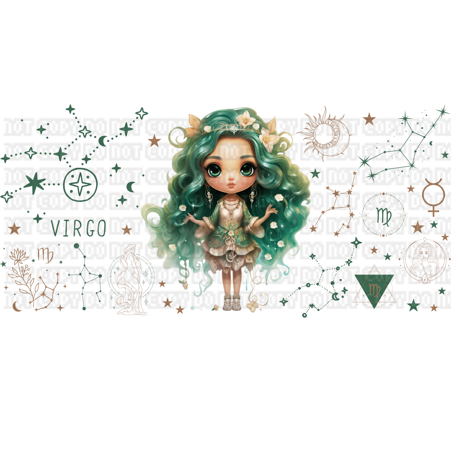 virgo Virgo Mug Wrap - Image 1