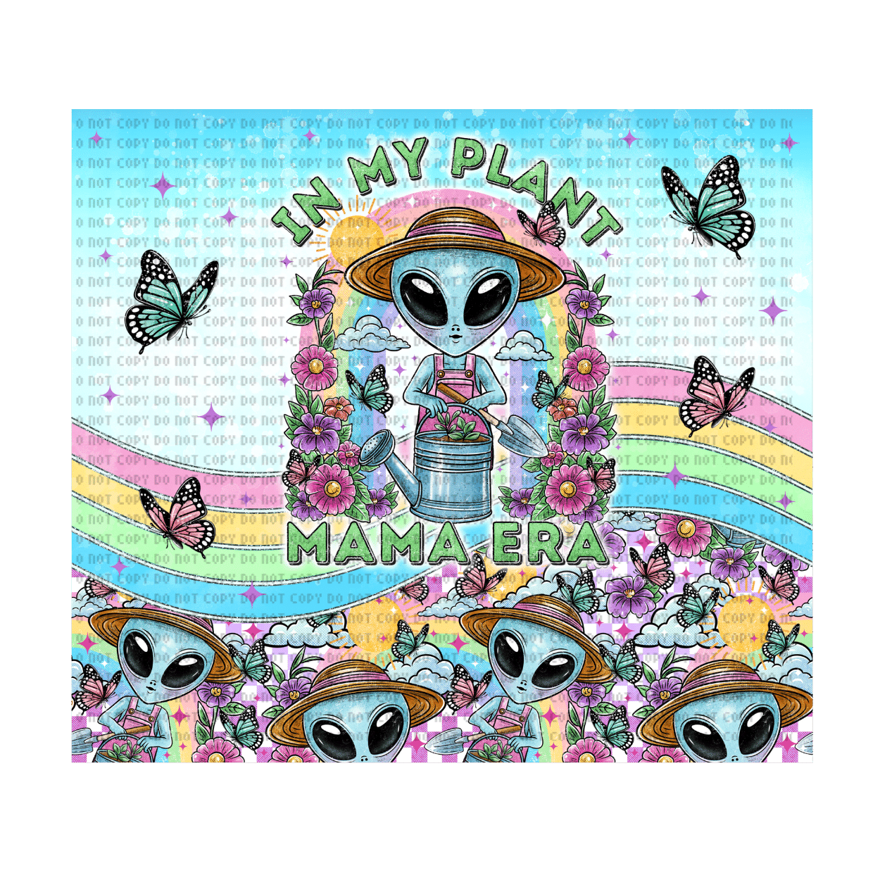 Alien Plant Mama Tumbler Alien Plant Mama Tumbler Wrap - Image 1