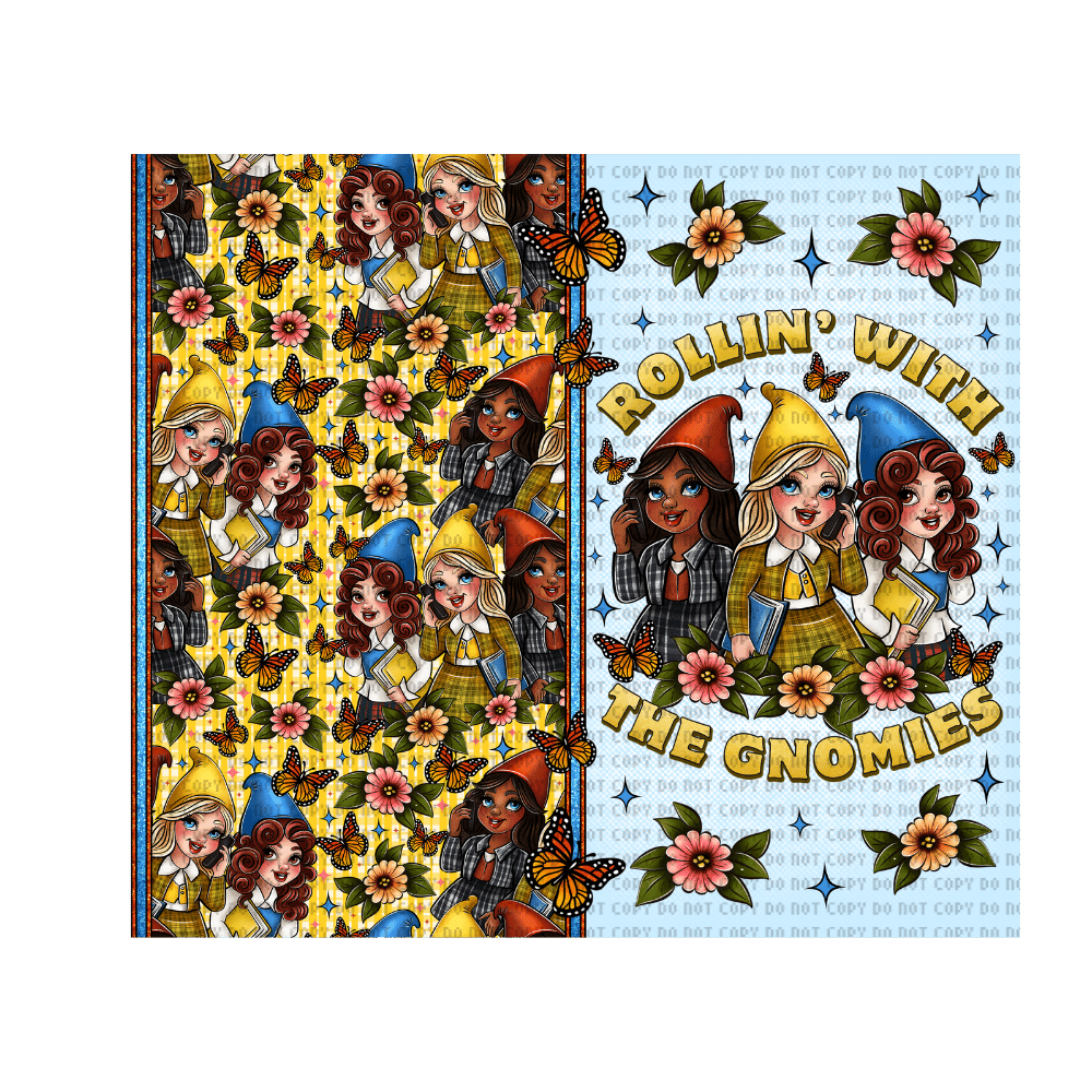 Gnomies Tumbler Gnomies Tumbler Wrap - Image 1