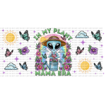 Alien Plant Mama Sublimation Libbey Wrap 16oz