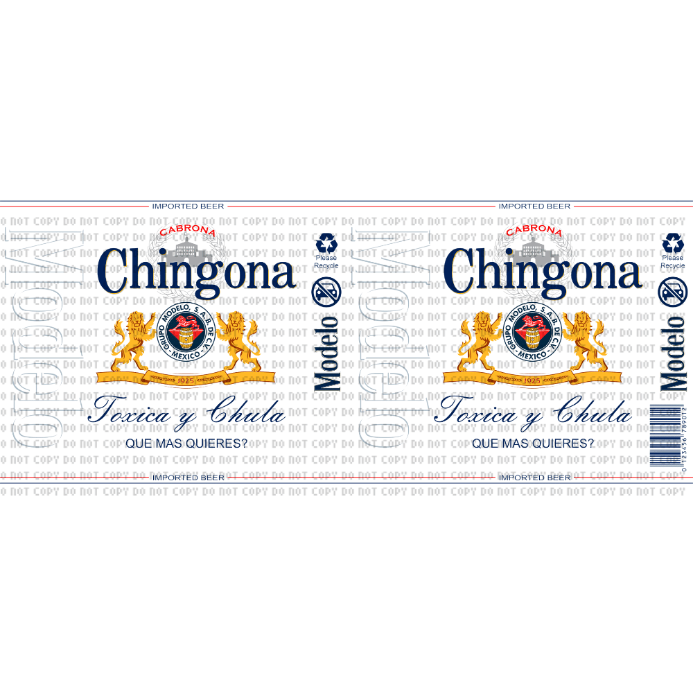 Untitled design - 2024-03-02T201103.674 Modelo Chingona Mug Wrap - Image 1