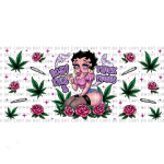 Rosey Eyes/ Thick Thighs Sublimation Libbey Wrap 16oz