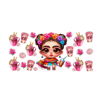Baby Frida Cafecito Mug Wrap