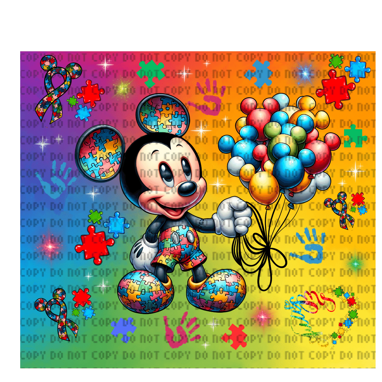graduation 005 libbey - 2024-04-02T162742.411 Autisms MM Tumbler Wrap - Image 1