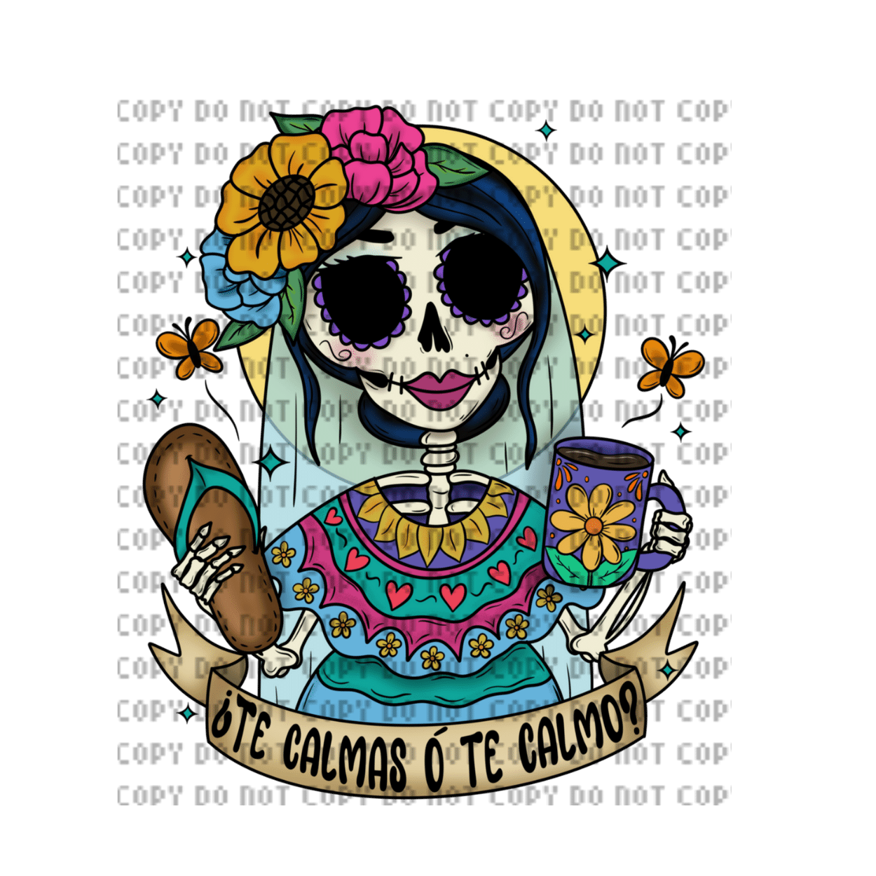graduation 005 libbey - 2024-04-03T202604.486 Te Calmas O Te Calmo Heat Transfer Print - Image 1