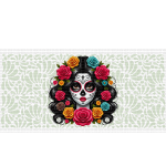 Talavera Catrina2 UVDTF Libbey Wrap 16oz