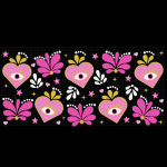 Talavera Pink Evil Eye Libbey Wrap