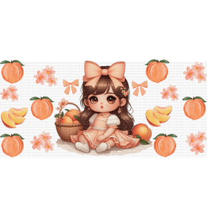 (7) (36) Baby Peaches Libbey Wrap UVDTF - Image 1