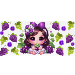 Baby Grapes Libbey Wrap UVDTF