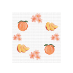 Peaches UVDTF Lid Decal