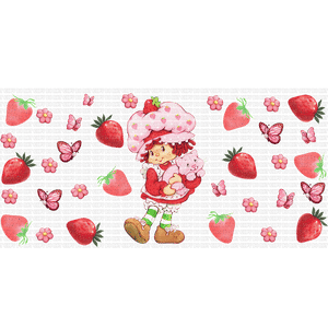 (7) (45) Fresita Girl Libbey Wrap UVDTF - Image 1