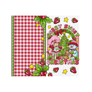Do Not Copy (27) Berry Christmas 1 Tumbler Wrap - Image 1