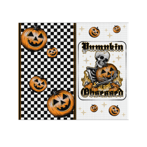Do Not Copy (35) Pumpkin Obsessed Tumbler Wrap - Image 1