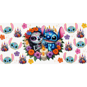 Do Not Copy (47) L&S Sugar Skull Libbey Wrap UVDTF - Image 1