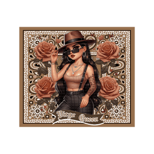Untitled design - 2024-07-11T152232.356 Virgo Queen Tumbler Wrap - Image 1