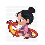 Girl Warrior Heat Transfer Vinyl Print