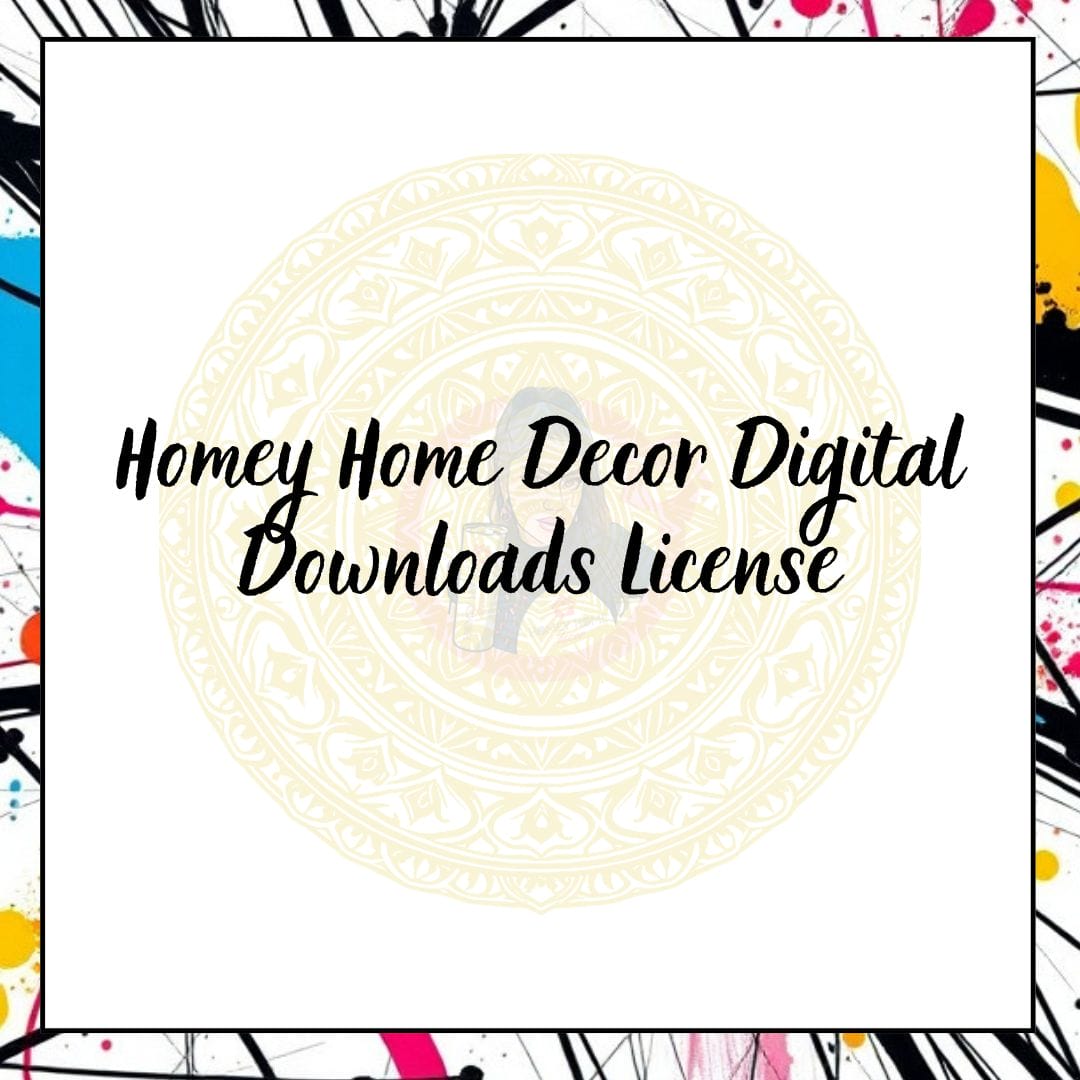 Digital Downloads License Thumbnail Homey Home Decor Digital Downloads Commercial License - Image 1