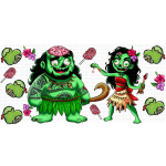 Zombie Love Libbey Wrap Digital Download