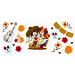 M&M Day Of Dead Libbey Wrap UVDTF