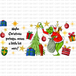 Maybe Christmas Libbey Wrap Digital Download