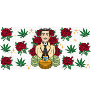 Untitled design - 2024-10-12T131352.005 Jesus Malverde 1 Libbey Wrap - Image 1