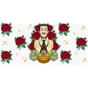 Untitled design - 2024-10-12T131647.775 Jesus Malverde 2 Libbey Wrap - Image 1