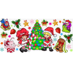 Besties Christmas Libbey Wrap Digital Download