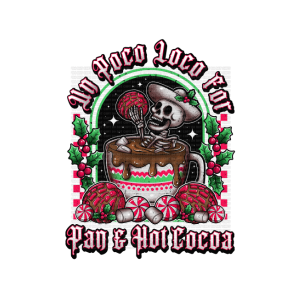 You may not resell or share this digital file. You May create physical products only (18) Loco For Cocoa DTF - Image 1
