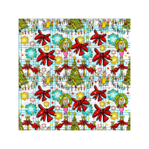 You may not resell or share this digital file. You May create physical products only (26) Christmas W-Ville 2 Tumbler Wrap - Image 1