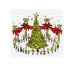 Christmas W-ville  DTF
