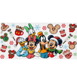 You may not resell or share this digital file. You May create physical products only Dizmas Buddies Libbey Wrap - Image 1