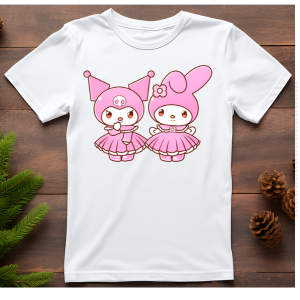 You may not resell or share this digital file. You May create physical products only (56) Kawaii Christmas 2 DTF - Image 1