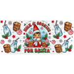 Female Elf Milk And Cookies Libbey Wrap