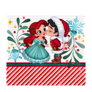 You may not resell or share this digital file. You May create physical products only (74) Under Mistletoe 4 Tumbler Wrap - Image 1