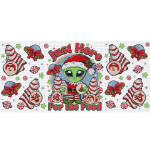 Alien Christmas Libbey Wrap