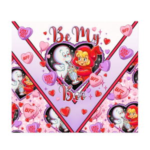 Untitled design - 2024-12-16T112858.304 Be My Boo 1 Tumbler Wrap - Image 1