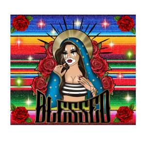 Untitled design - 2024-12-21T145140.240 Blessed Chola Tumbler Wrap - Image 1