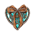 Conchos Heart DTF