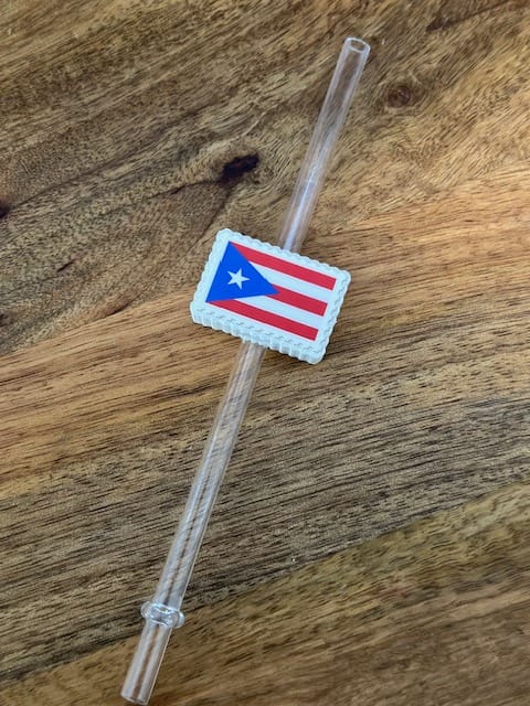 image0 - 2025-01-03T161432.332 PR Flag 3D Printed Straw Topper - Image 1