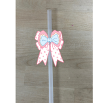 Toys Bow 3D Printed Straw Topper