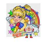 Rainbow Brat Decal