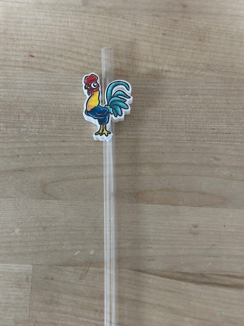 image3 (59) Chicken 3D Printed Straw Topper - Image 1